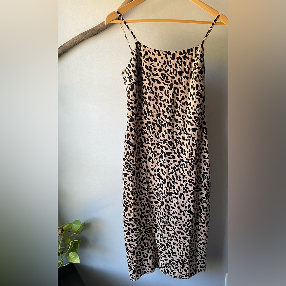 SugarLips animal print midi dress. Size XS